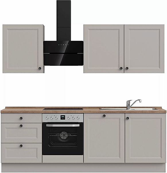 nobilia Küchenzeile ""Cascada II"", vormontiert, Breite 240 cm, Ausrichtung günstig online kaufen