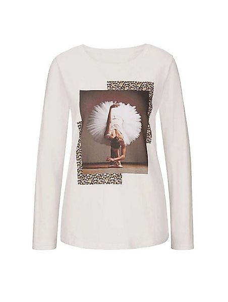 heine Print-Shirt LINEA TESINI Damen Designer-Shirt m. Motivdruck, ecru günstig online kaufen