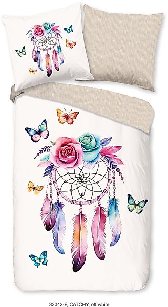 good morning Kinderbettwäsche »Catchy«, Flanell Biber, 135x200, Warm, Reißv günstig online kaufen