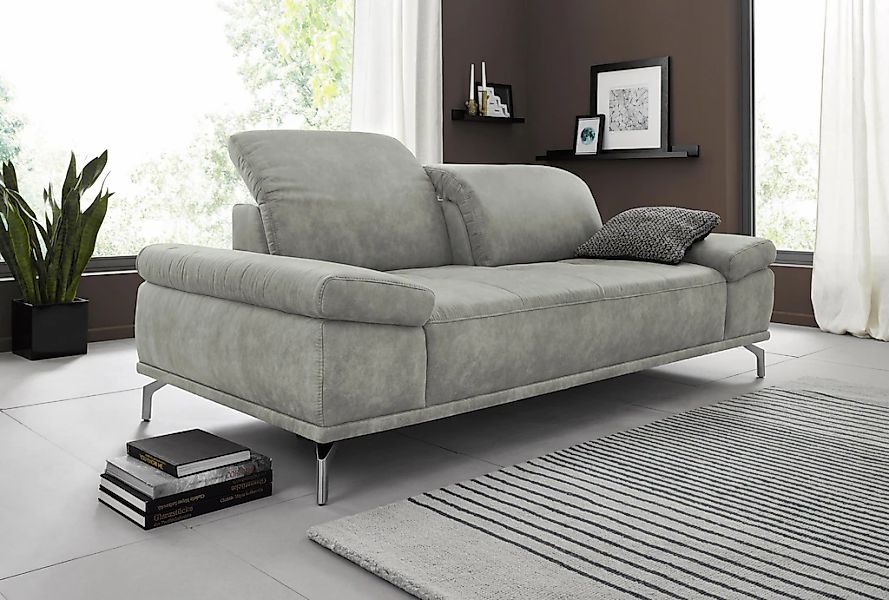 Home affaire 3-Sitzer "Caluna" mit Sitztiefen- und Kopfteilverstellung günstig online kaufen