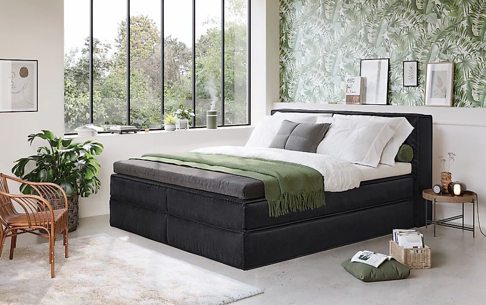 LeGer Home by Lena Gercke Boxspringbett "Addyson", (Härtegrade H2, H3 und H günstig online kaufen
