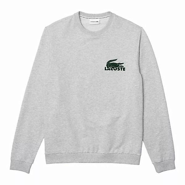Lacoste Sweatshirt Sweatshirt mit Velours-Krokodil auf der Brust günstig online kaufen