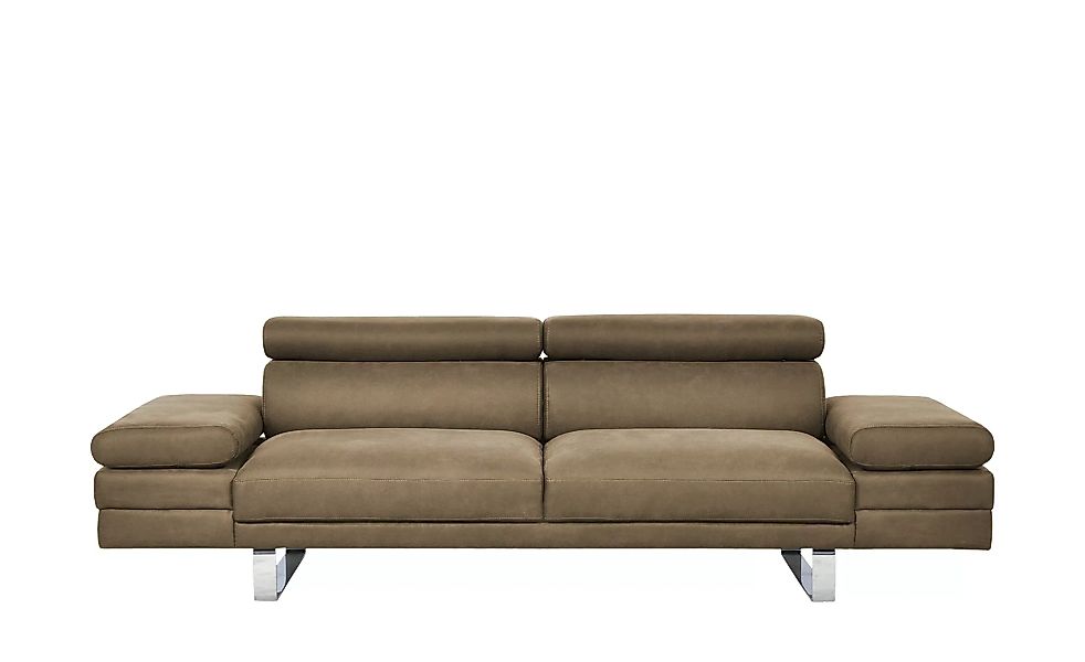 Sofa 3-sitzig - braun - 236 cm - 86 cm - 98 cm - Polstermöbel > Sofas > 3-S günstig online kaufen