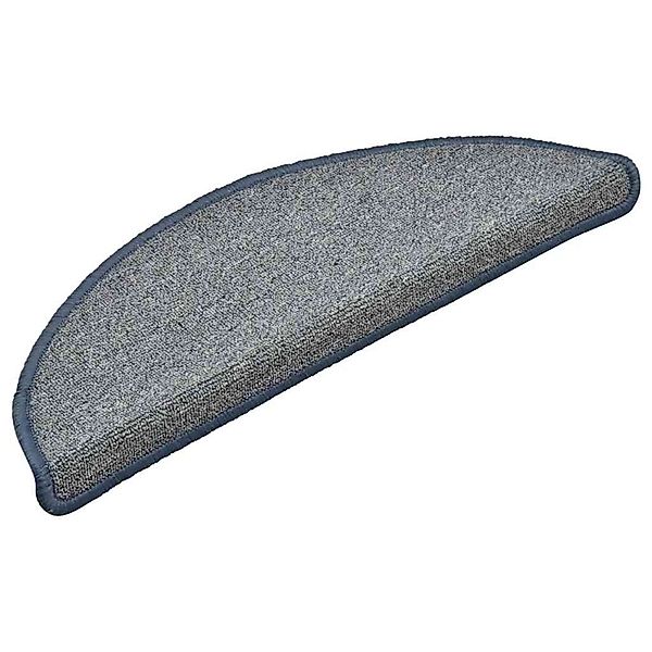 vidaXL Stufenmatten 30 Stk 56x17x3 cm Hellgrau und Blau Halbrund 3365748 günstig online kaufen