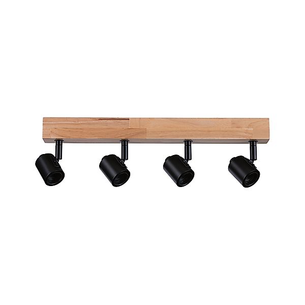 Paulmann "LED Spotlight Arvid E27 230V max. 4x20W dimmbar Schwarz" günstig online kaufen