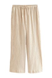 Next Palazzohose Strukturierte Hose mit weitem günstig online kaufen