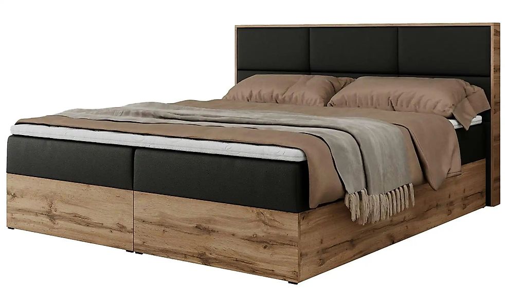 Boxbett mit Bettkasten Albero 2 ¦ schwarz ¦ Maße (cm): B: 188 H: 104 Betten günstig online kaufen