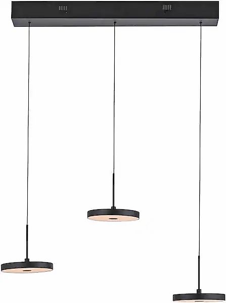 JUST LIGHT LED Deckenleuchte »PLATA« LED-Board 1 Stk. Warmweiß 3-Stufen Dim günstig online kaufen