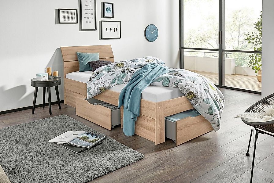 rauch Bett Einzelbett Doppelbett Stauraum FLEXX Breiten 90/140/180 cm, Einz günstig online kaufen