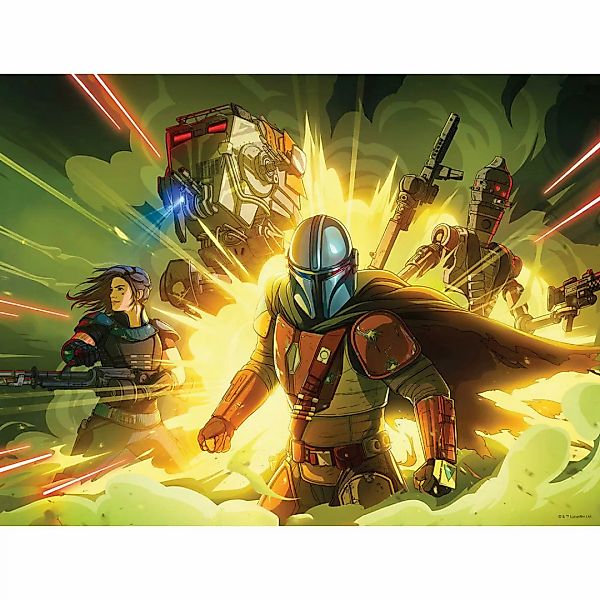 Komar Poster Mandalorian Fireteam Disney B/L: ca. 40x30 cm günstig online kaufen