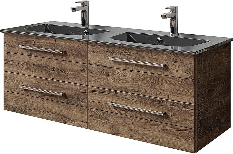 Saphir Waschtisch "Serie 6025 Mineralmarmor-Waschtisch mit Unterschrank, 13 günstig online kaufen
