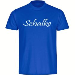 multifanshop T-Shirt Herren Schalke - Schriftzug günstig online kaufen