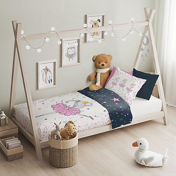texpot Bettwäsche Kinderbettwäsche Balerina bedruckt Garnitur, günstig online kaufen