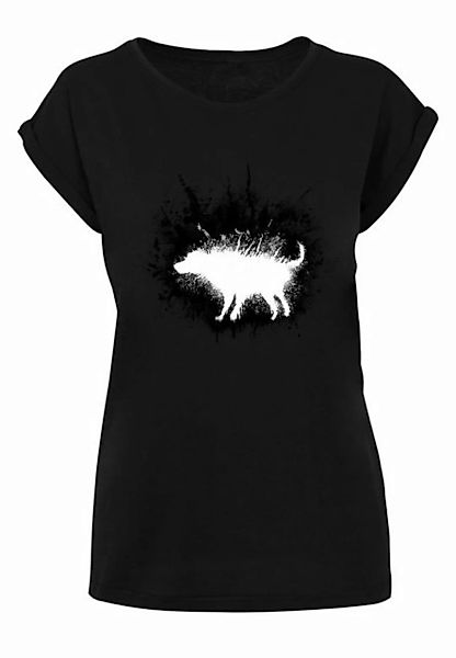 Merchcode T-Shirt Merchcode Damen Ladies Dirty Dog T-Shirt (1-tlg) günstig online kaufen