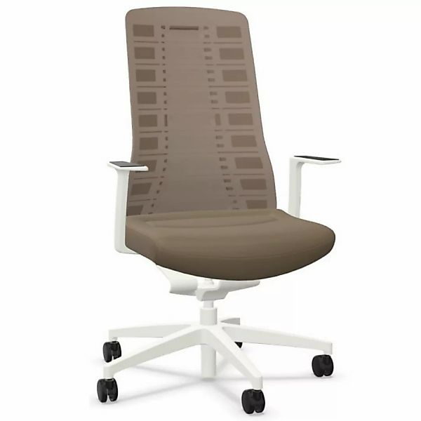 Interstuhl PUREis3 PU213 Bürostuhl | Weiß | Netzrücken beige günstig online kaufen