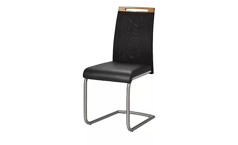 Wohnwert Schwingstuhl  Mero - schwarz - 43,5 cm - 100 cm - 57,5 cm - Stühle günstig online kaufen