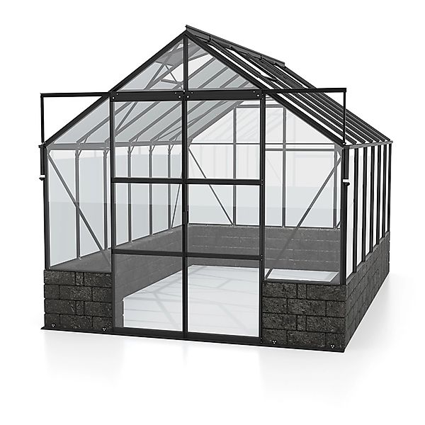 Vitavia Gewächshaus Cassandra 9900 Schwarz 9,9 m² günstig online kaufen