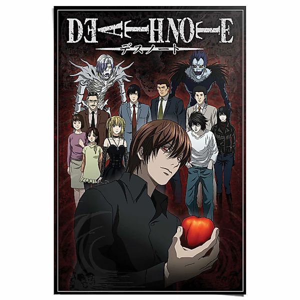 Reinders Poster "Death Note" Teenager Zimmer - Schwarz - 150 gr. Papier - F günstig online kaufen
