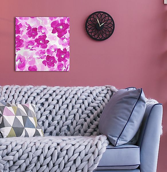 queence Leinwandbild »Irina«, Blumen-Blumenbilder-Kunst-Spa-Flower, (1 St.) günstig online kaufen