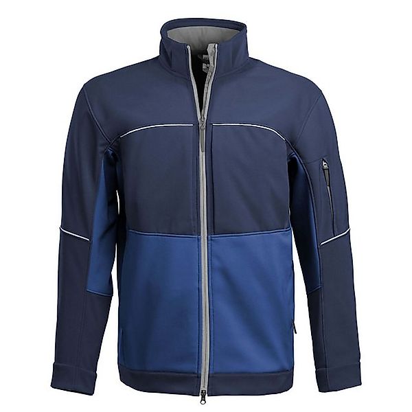 Qualitex Workwear Softshelljacke Hybrid Softshelljacke "Resist" marine/blau günstig online kaufen