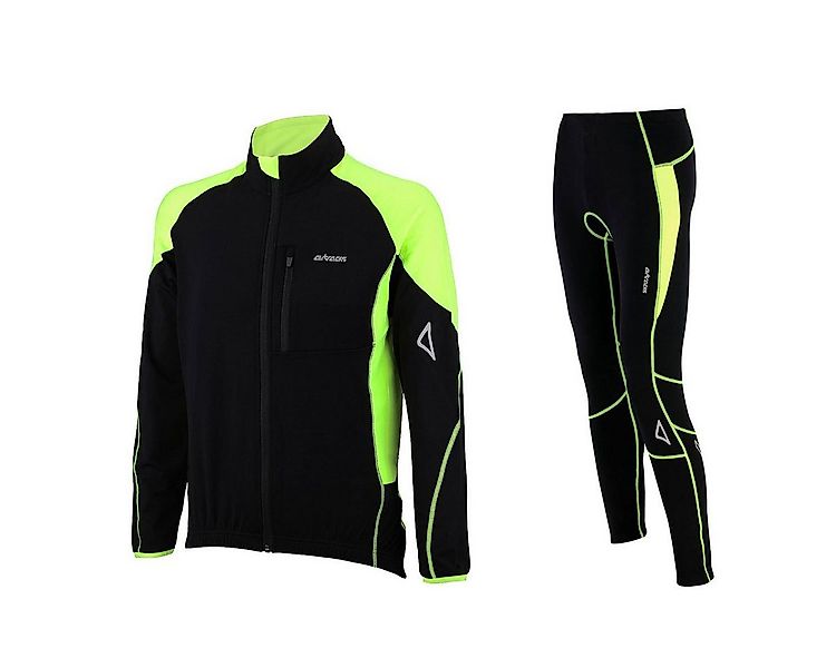 Airtracks Fahrradhose Herren Thermo Radtrikot Set Pro T (Fahrradtrikot Set, günstig online kaufen
