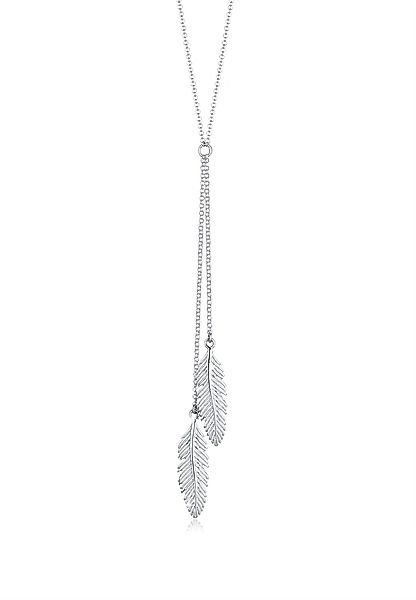 Elli Kette mit Anhänger Feder Y-Kette günstig online kaufen