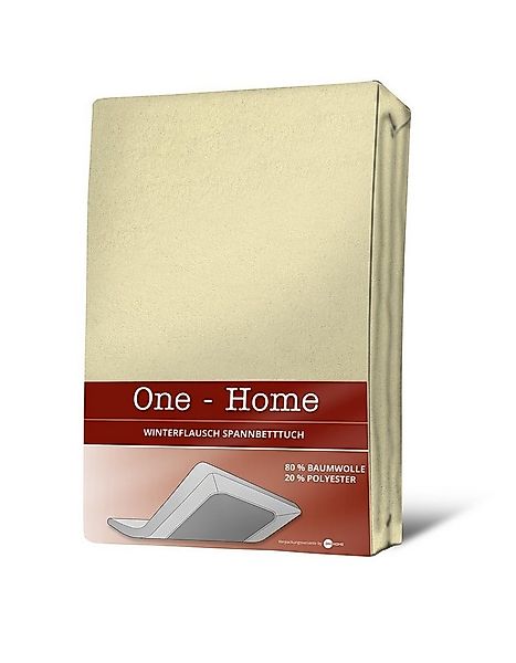 One Home Spannbettlaken Winter, Baumwolle, Gummizug: rundum, (1 Stück), kus günstig online kaufen