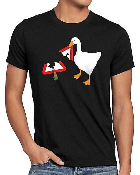 style3 T-Shirt Gänse Panik gans videospiel günstig online kaufen