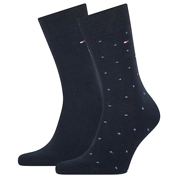 Tommy Hilfiger Seasonal Dot Socken 2 Paare EU 39-42 Navy günstig online kaufen