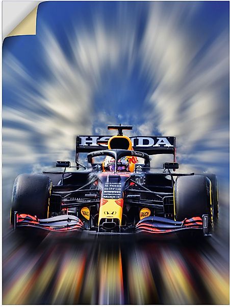 Artland Wandbild "Max Verstappen - Weltmeister der Formel1", Auto, (1 St.), günstig online kaufen