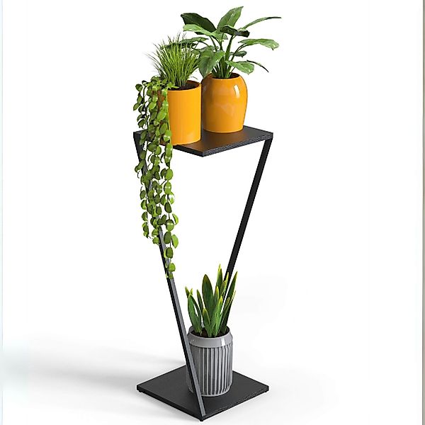 DanDiBo Blumenständer Metall Schwarz Eckig 80 günstig online kaufen