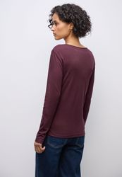 STREET ONE Langarmshirt im soften Baumwoll-Mix günstig online kaufen