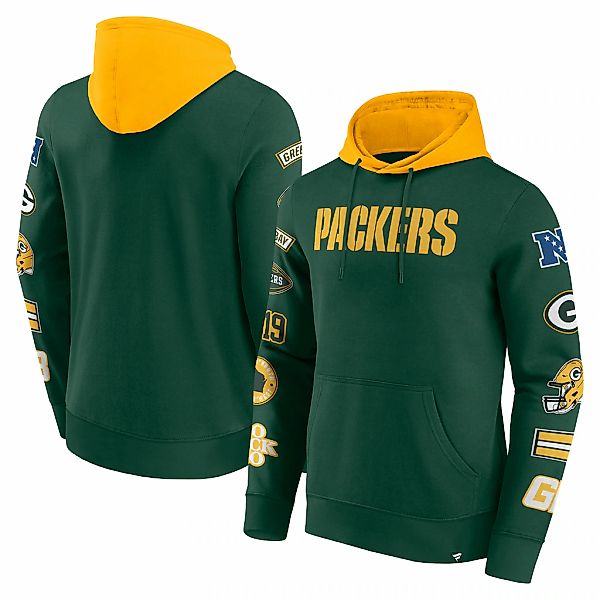 Fanatics Kapuzenpullover "Fanatics Hoodie Green Bay Packers Patched Out Fle günstig online kaufen