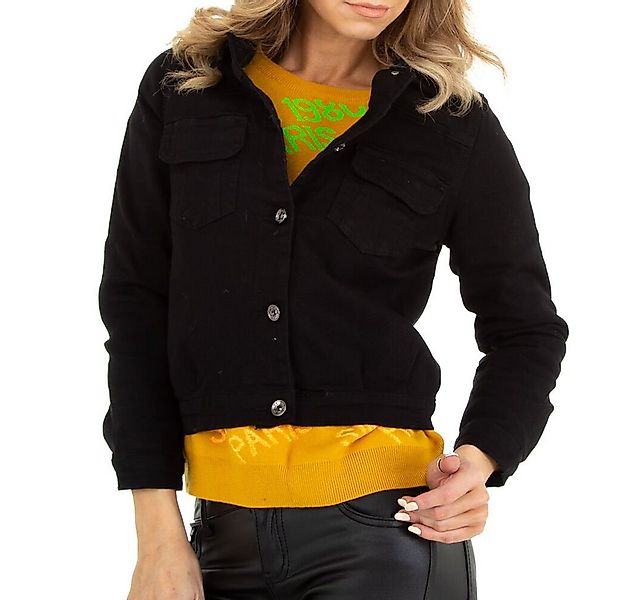 Ital-Design Jeansjacke Damen Freizeit (78176272) Stretch Jeansjacke in Schw günstig online kaufen