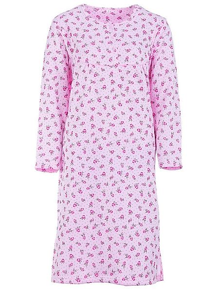 Lucky Nachthemd Thermo Nachthemd - Punkte mit Rosen günstig online kaufen