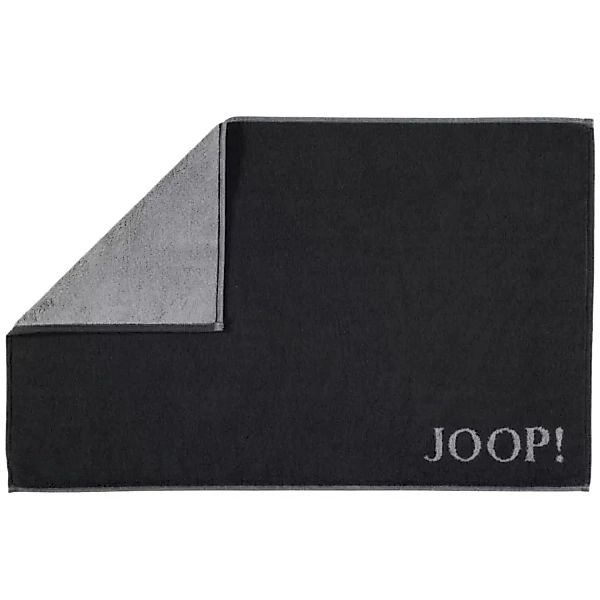 JOOP! Classic - Doubleface Badematte 1600 - 50x80 cm - Farbe: Schwarz/Anthr günstig online kaufen