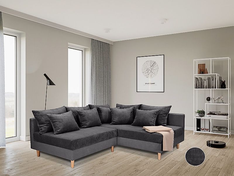 COLLECTION AB Ecksofa L-Form, Ecksofa,Ottomane rechte günstig online kaufen