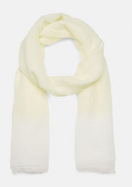 comma Schal Tuch, Gestreifter Schal mit Fransen günstig online kaufen