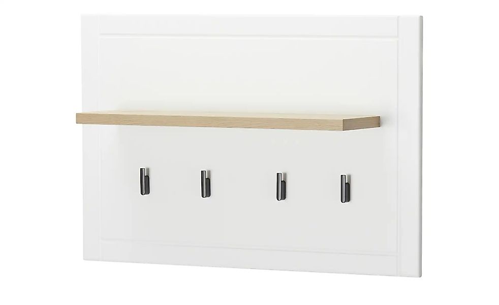 Garderobenpaneel  Assenza ¦ weiß ¦ Maße (cm): B: 86,5 H: 57 T: 19.5 Gardero günstig online kaufen