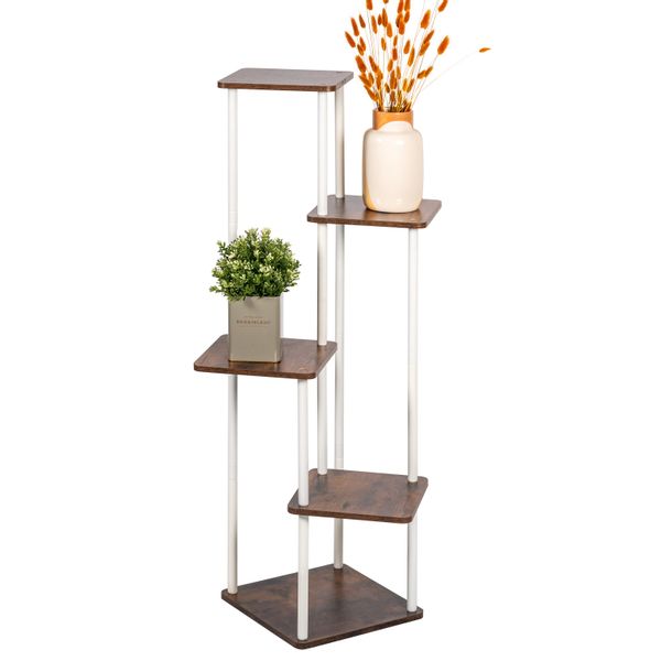 eluno Blumenständer Blumenregal aus FSC-zertifiziertem MDF-Holz günstig online kaufen