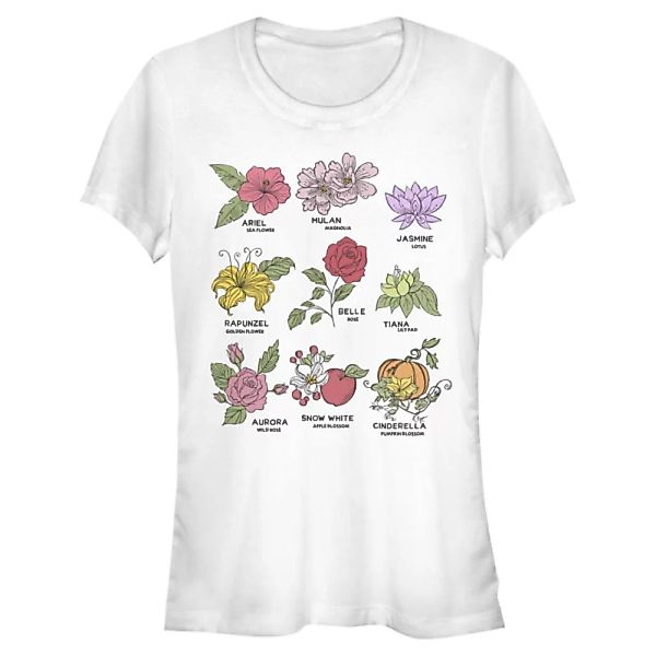 Disney Prinzessinnen - Gruppe Princesses Flowers - Frauen T-Shirt günstig online kaufen
