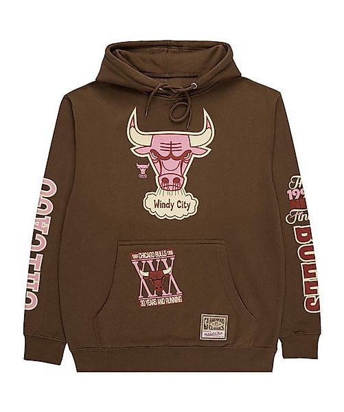 Mitchell & Ness Sweatshirt Mitchell and Ness NBA Chicago B. Bacon Hoody Bau günstig online kaufen