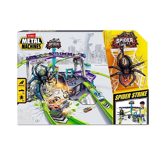 ZURU Spielzeug-Traktor Zuru Metal Machines Rennbahn - Spider Strike günstig online kaufen