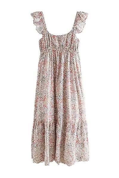 LAURA ASHLEY Midikleid Laura Ashley Clarissa Midaxi-Kleid, Lochstickerei (1 günstig online kaufen