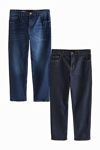 Next Straight-Jeans Klassische Stretch-Jeans im 2er-Pack (2-tlg) günstig online kaufen