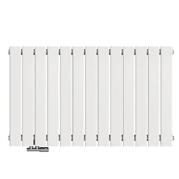 Emke Heizkörper 63x100cm 730W Weiß Flach Paneelheizkörper Horizontal Einlag günstig online kaufen