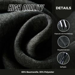 behype Kapuzensweatjacke BHSADAO Basic Kapuzenpullover Hoodie günstig online kaufen