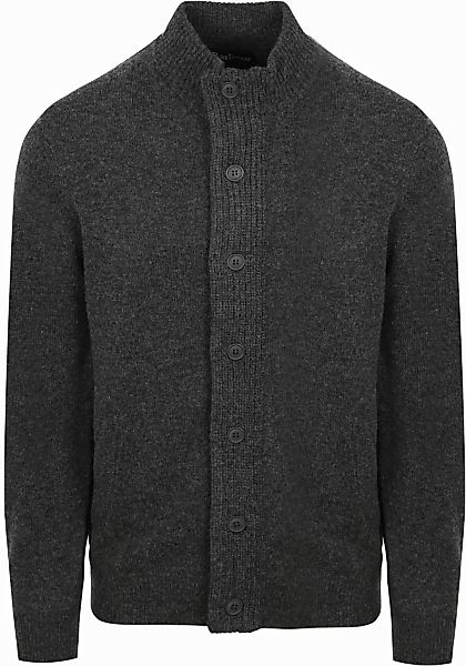 Barbour Zip Pull Lammwolle Patch Dunkelgrau - Größe M günstig online kaufen