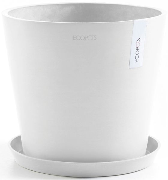 ECOPOTS Blumentopf Amsterdam 30 Weiß, für günstig online kaufen