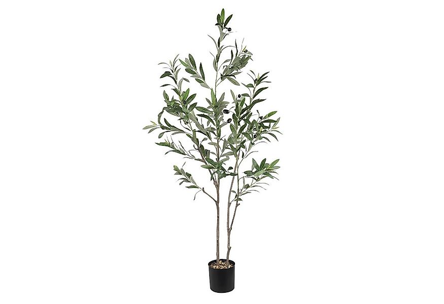 Kunstpflanze Künstliche Pflanzen Kunstbaum, YOLEO, Höhe 120 cm, Olivenbaum/ günstig online kaufen